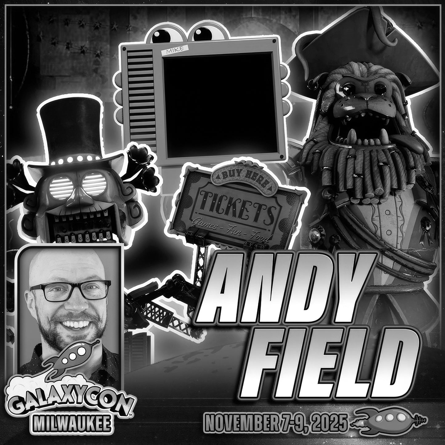 ANDY FIELD AUTOGRAPH PRE-ORDER