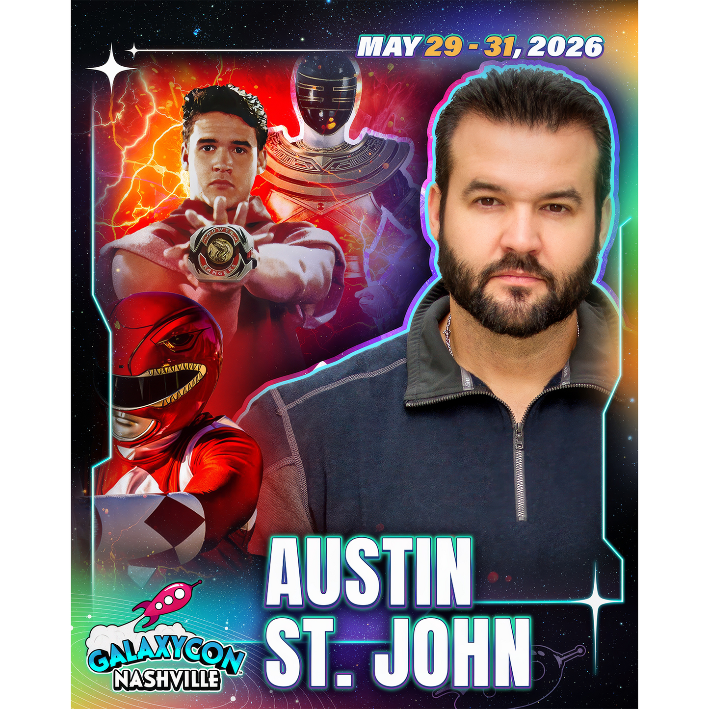AUSTIN ST JOHN AUTOGRAPH PRE-ORDER