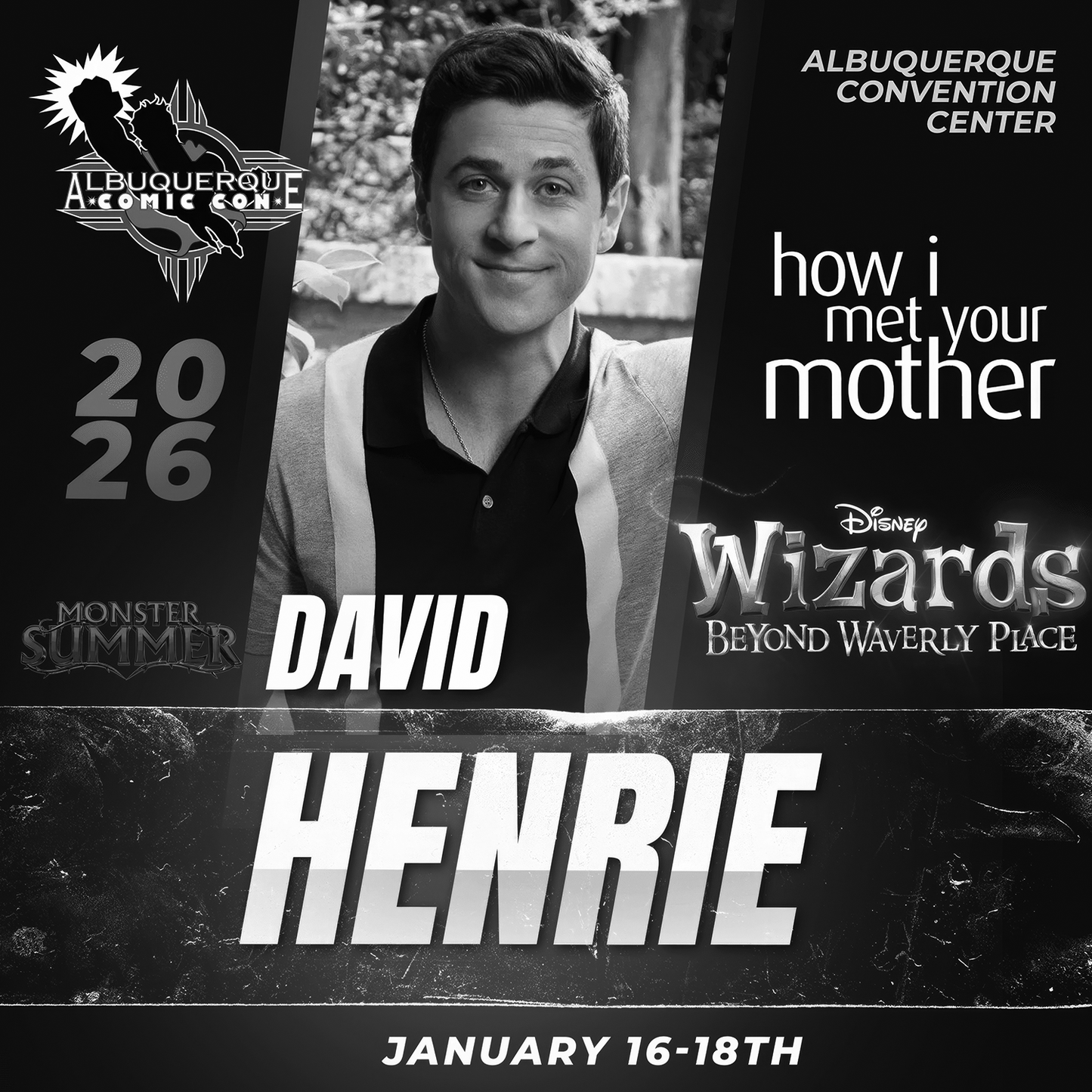 DAVID HENRIE AUTOGRAPH PRE-ORDER