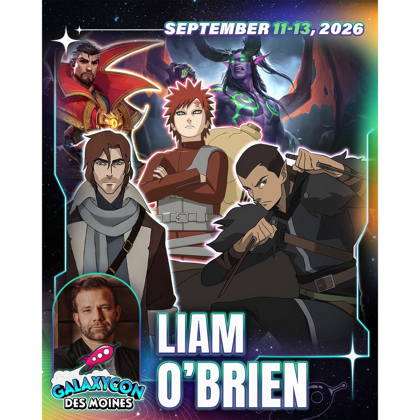 LIAM OBRIEN AUTOGRAPH PRE-ORDER