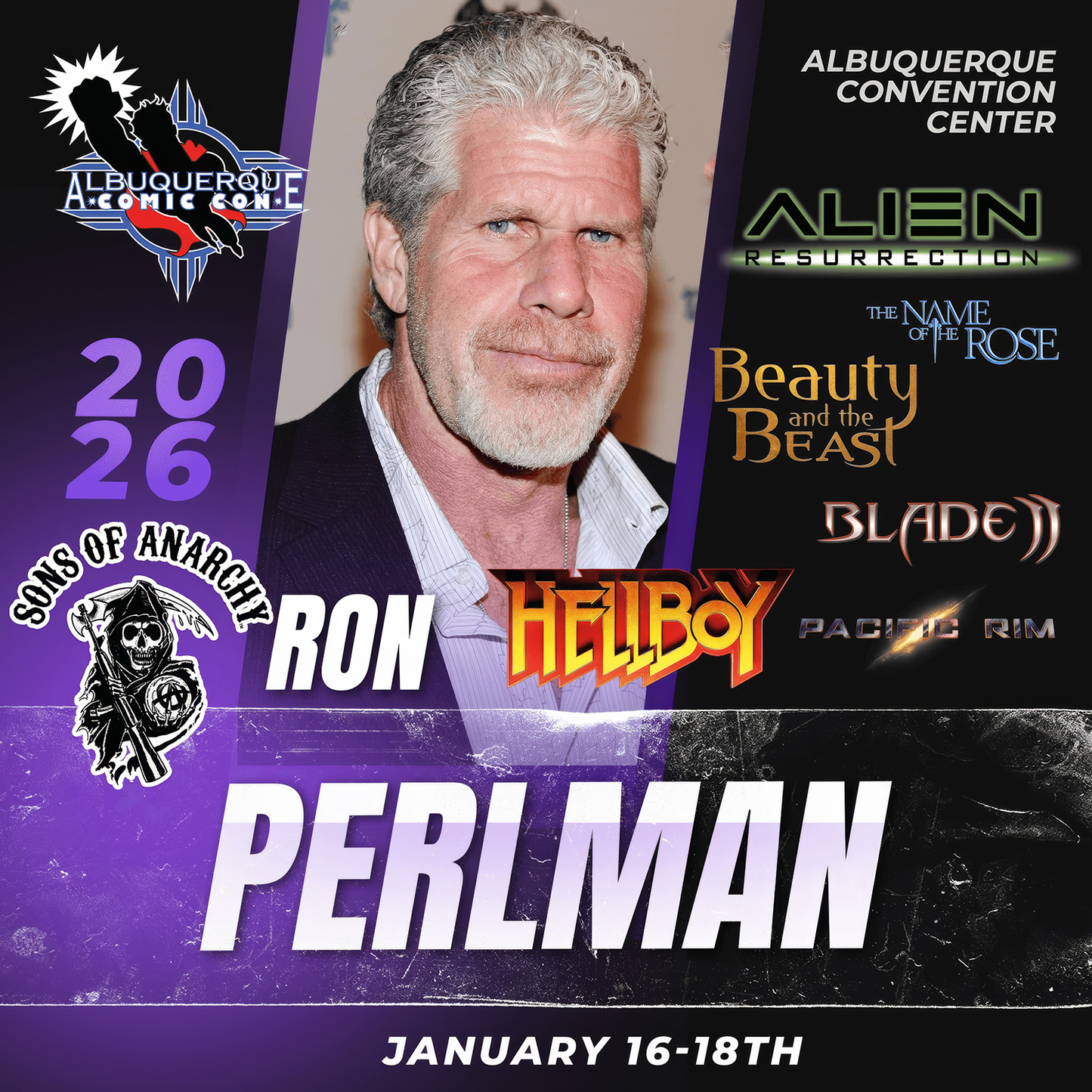RON PERLMAN AUTOGRAPH PRE-ORDER