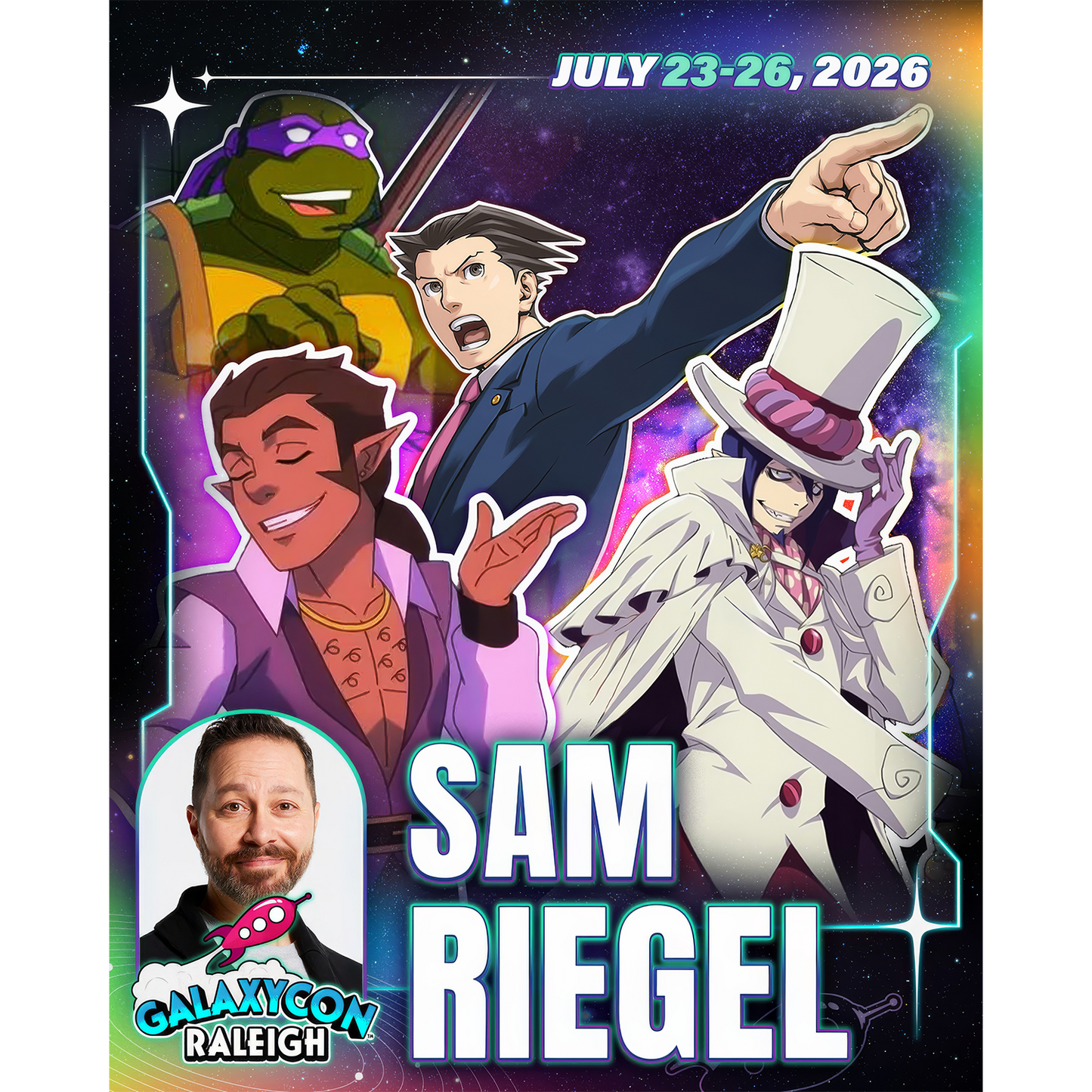 SAM RIEGEL AUTOGRAPH PRE-ORDER