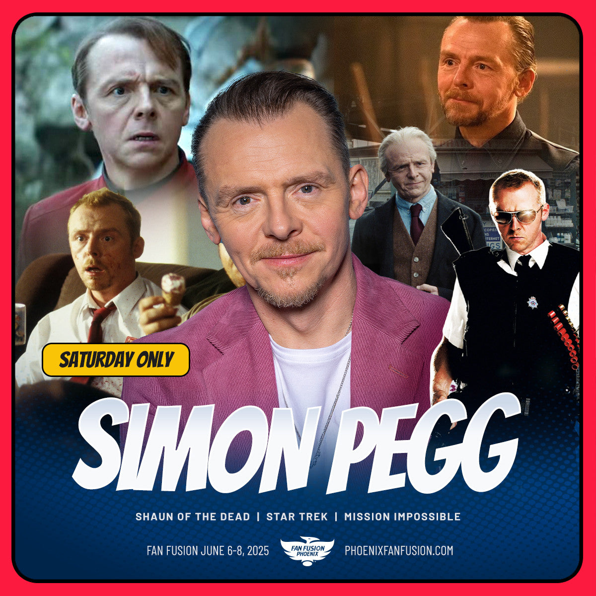 SIMON PEGG AUTOGRAPH PRE-ORDER