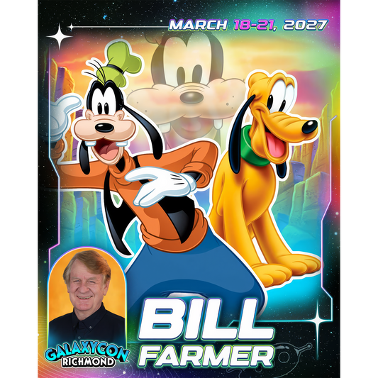 BILL FARMER AUTOGRAPH PRE-ORDER