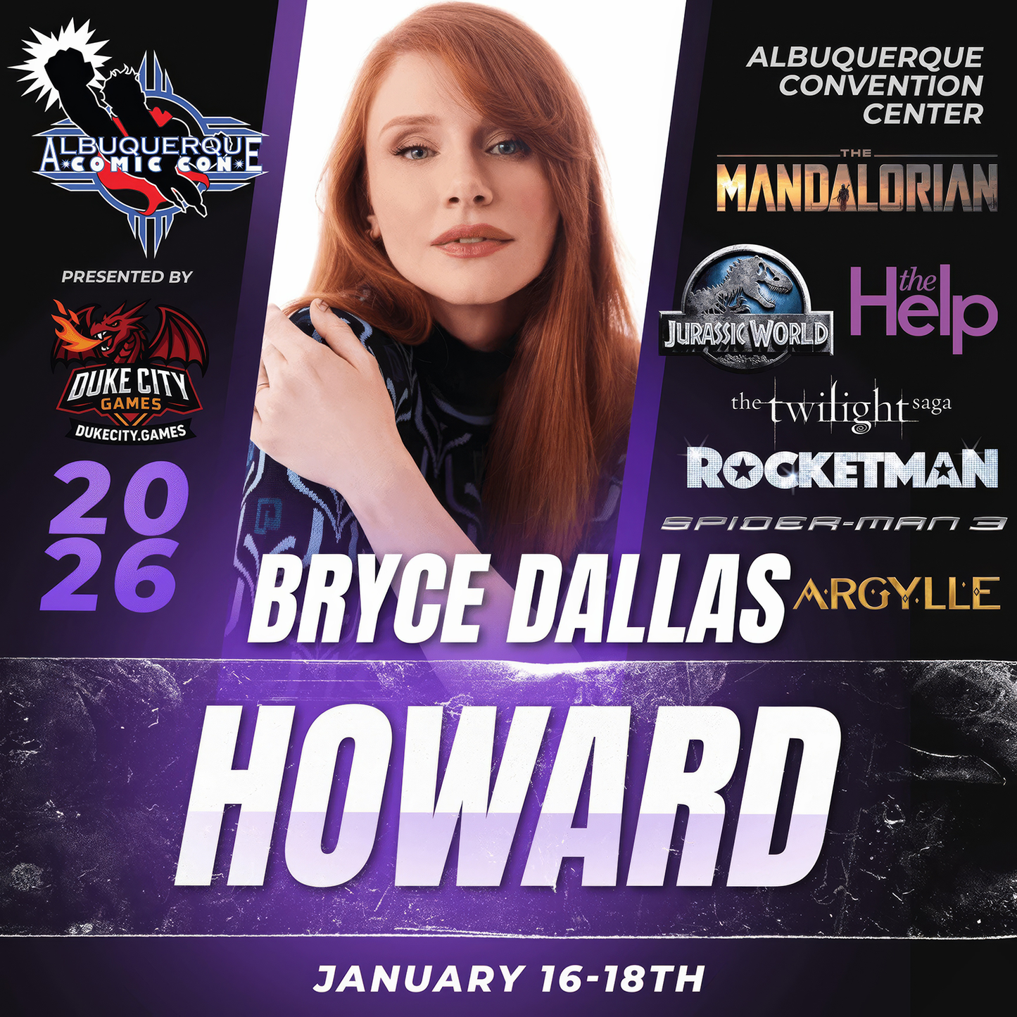 BRYCE DALLAS HOWARD AUTOGRAPH PRE-ORDER