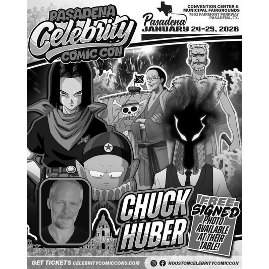 CHUCK HUBER AUTOGRAPH PRE-ORDER