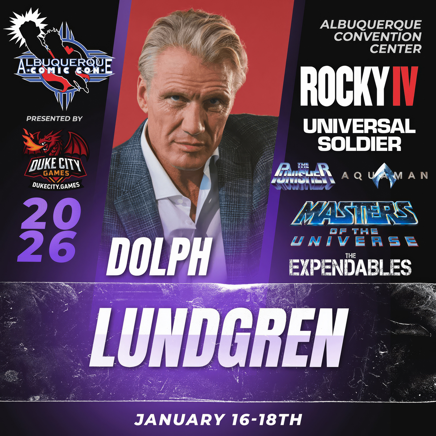 DOLPH LUNDGREN AUTOGRAPH PRE-ORDER
