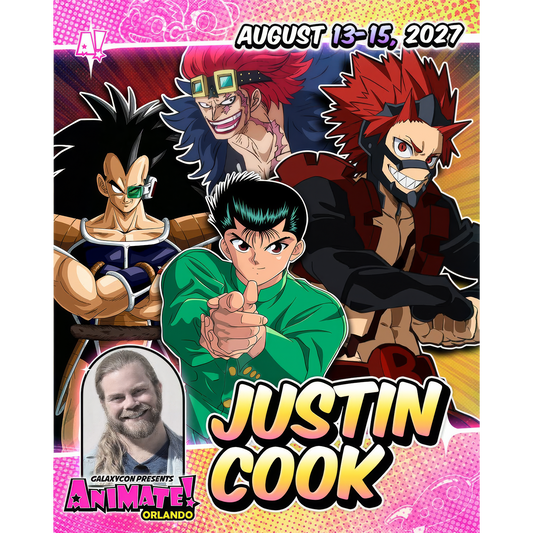 JUSTIN COOK AUTOGRAPH PRE-ORDER