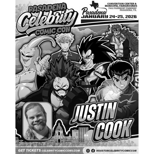 JUSTIN COOK AUTOGRAPH PRE-ORDER