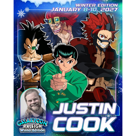 JUSTIN COOK AUTOGRAPH PRE-ORDER