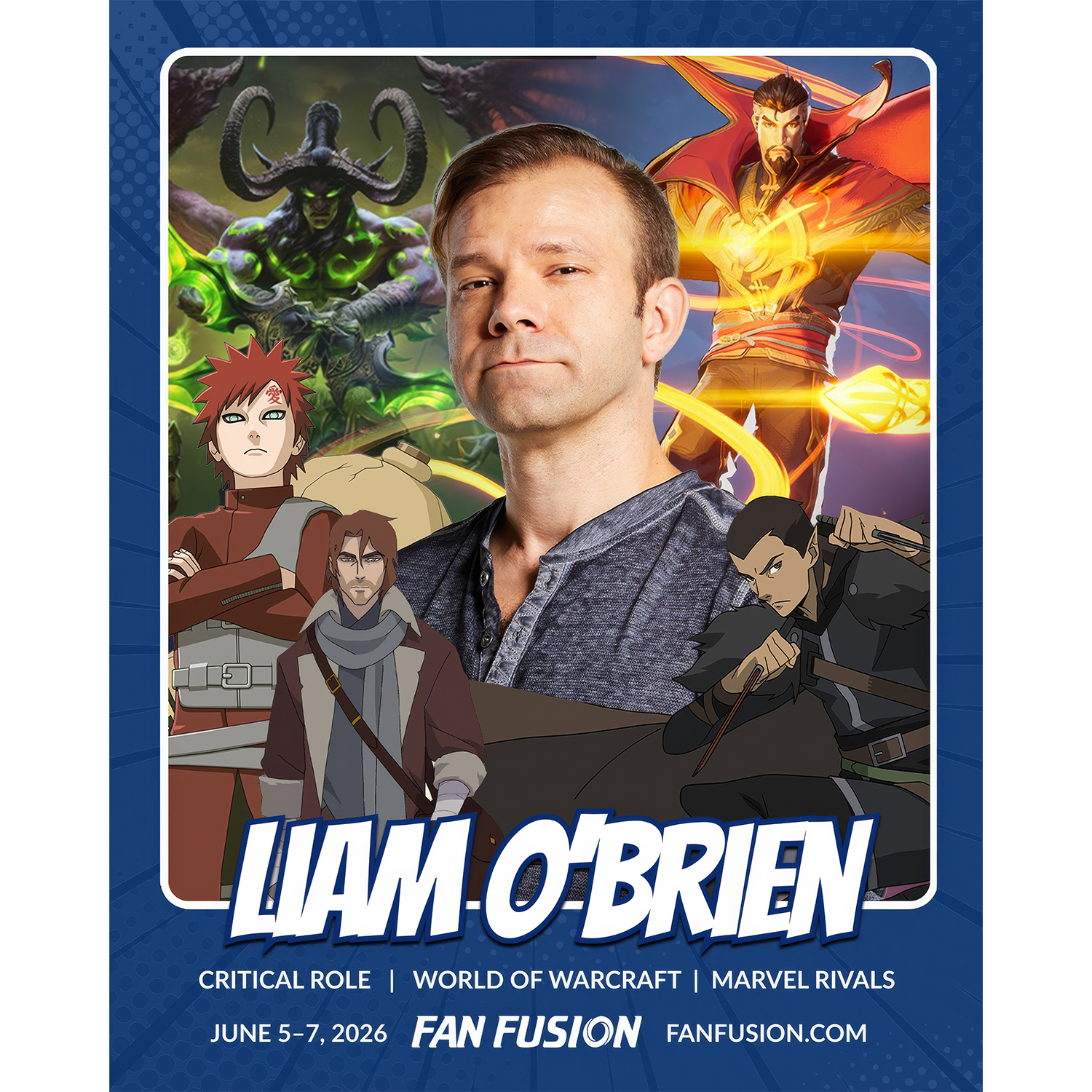 LIAM OBRIEN AUTOGRAPH PRE-ORDER – Fénix Autographs