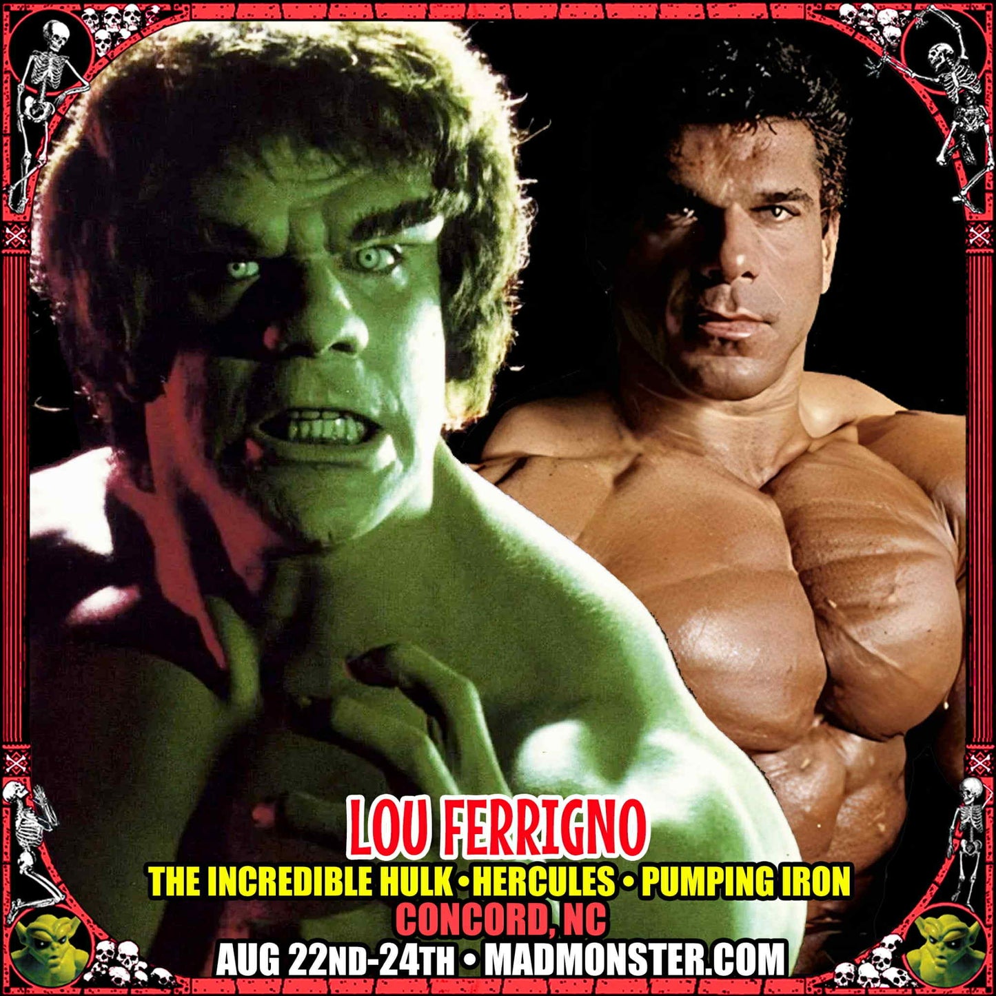 LOU FERRIGNO AUTOGRAPH PRE-ORDER