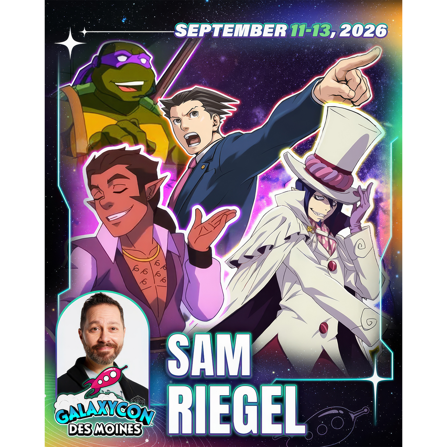 SAM RIEGEL AUTOGRAPH PRE-ORDER