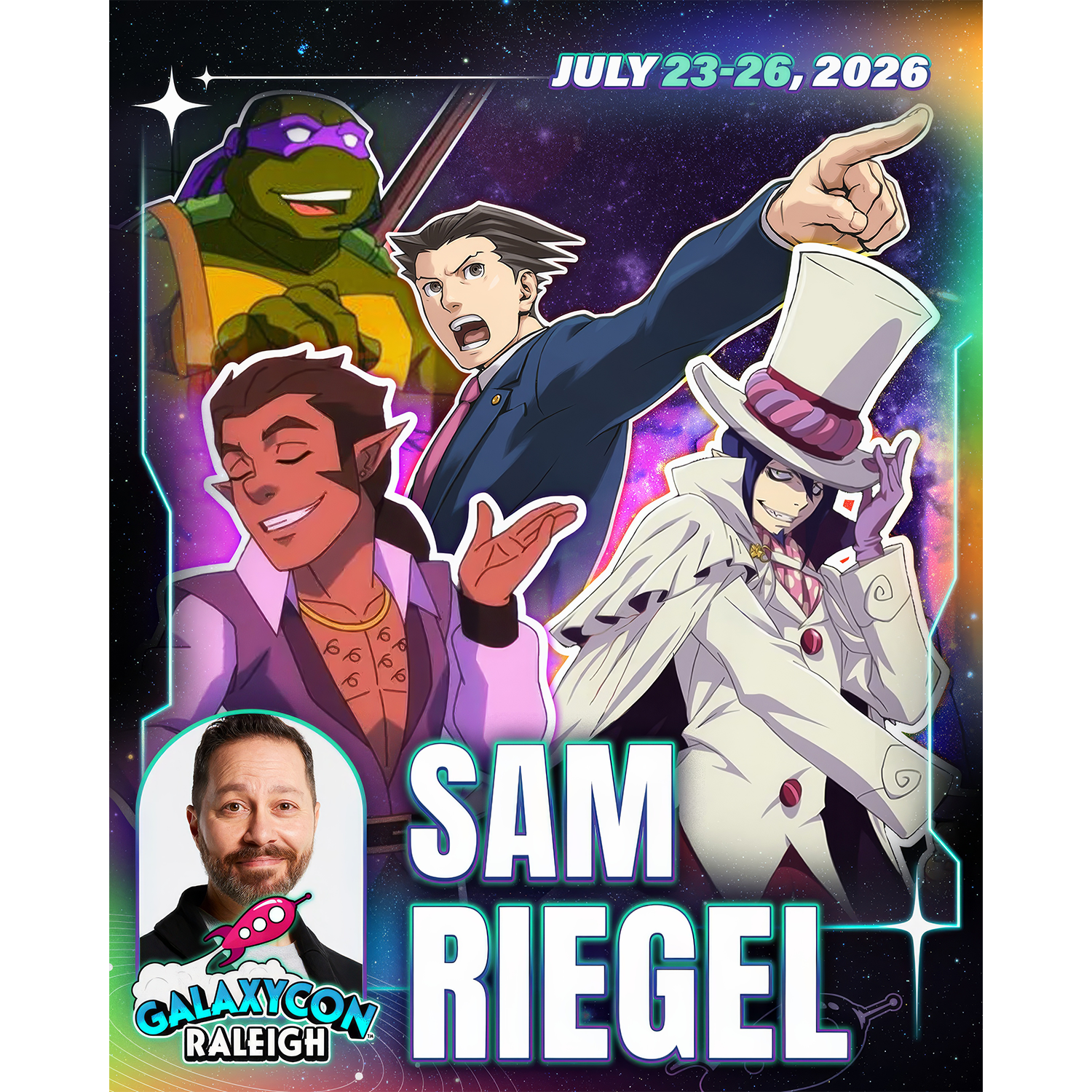 SAM RIEGEL AUTOGRAPH PRE-ORDER – Fénix Autographs