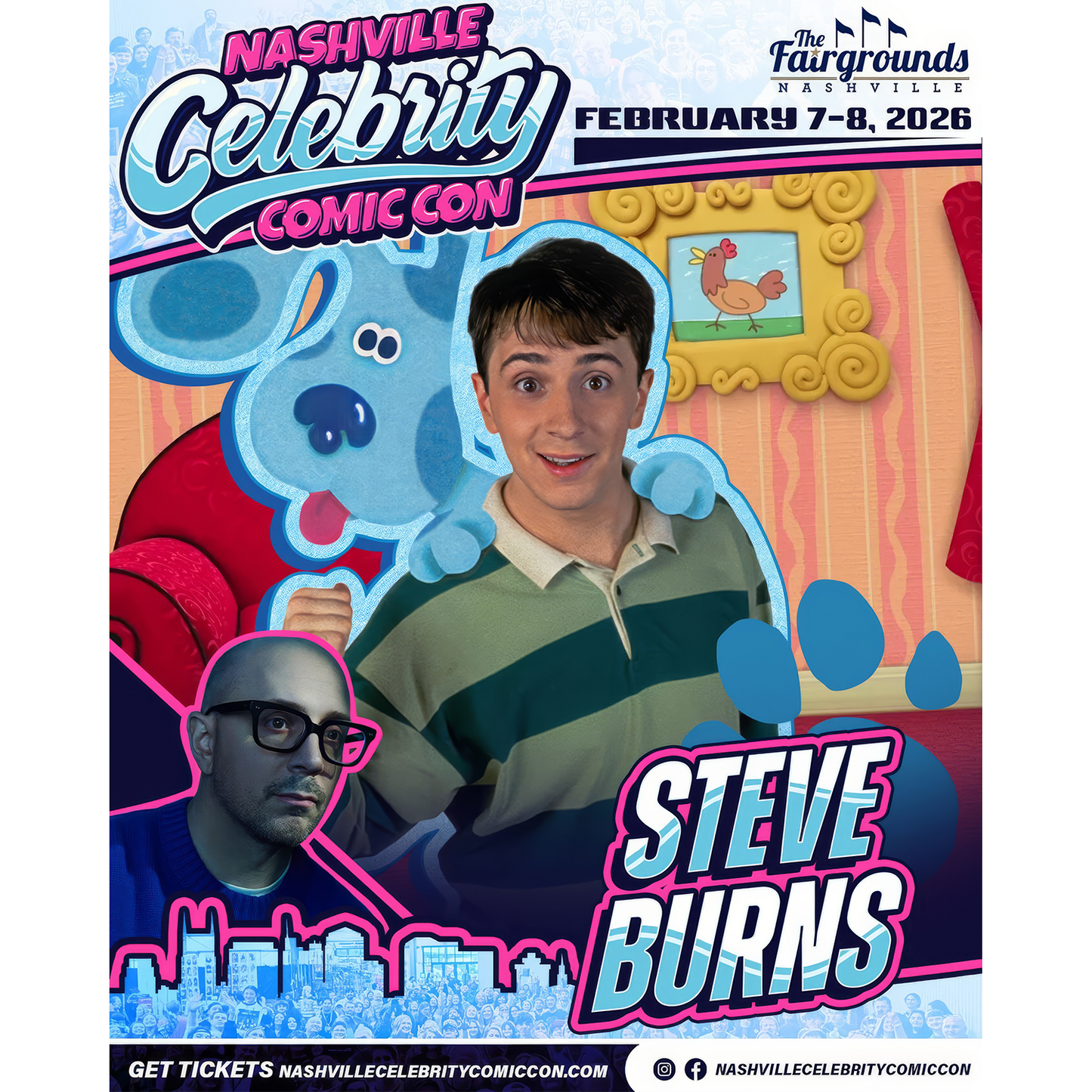 STEVE BURNS AUTOGRAPH PRE-ORDER