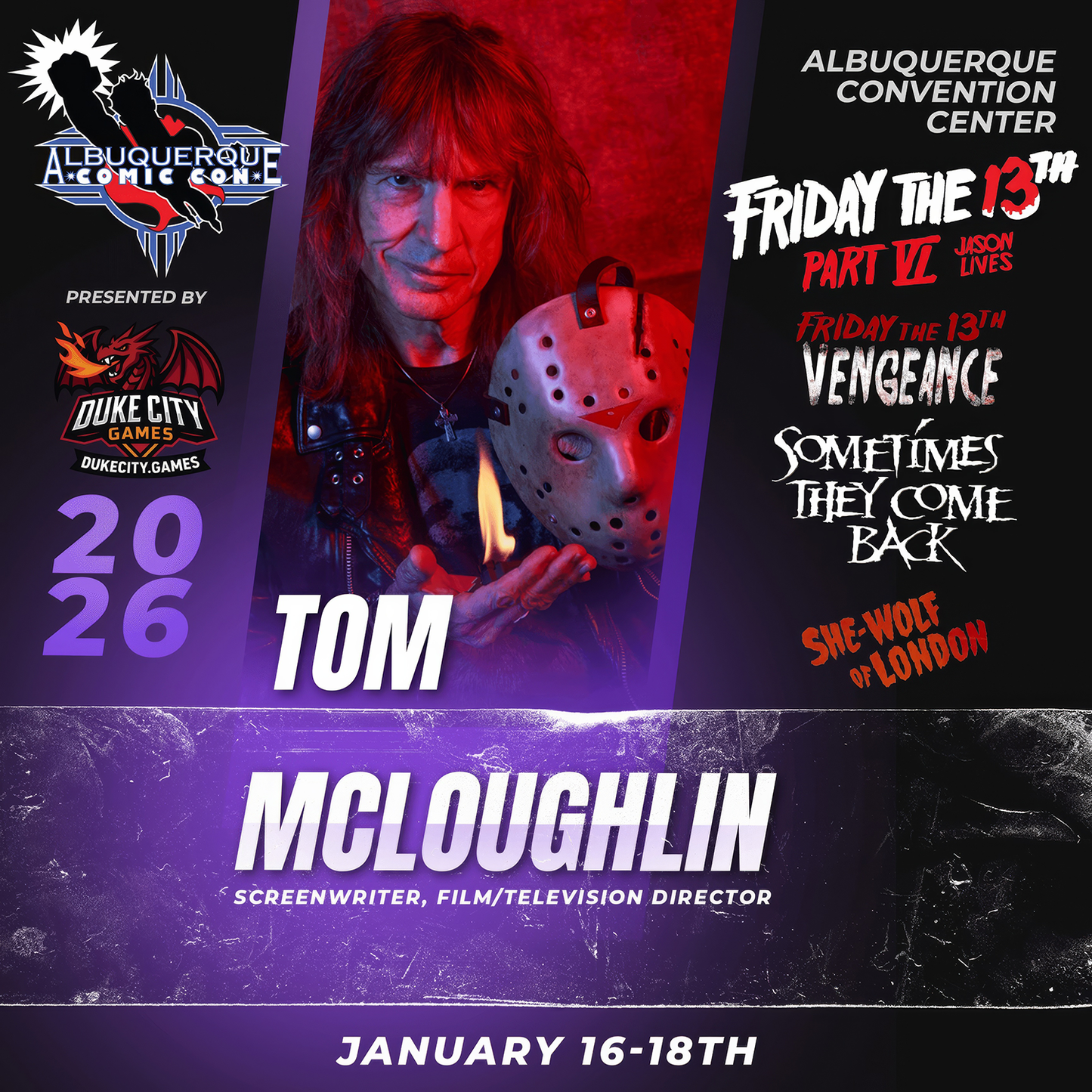 TOM MCLOUGHLIN AUTOGRAPH PRE-ORDER